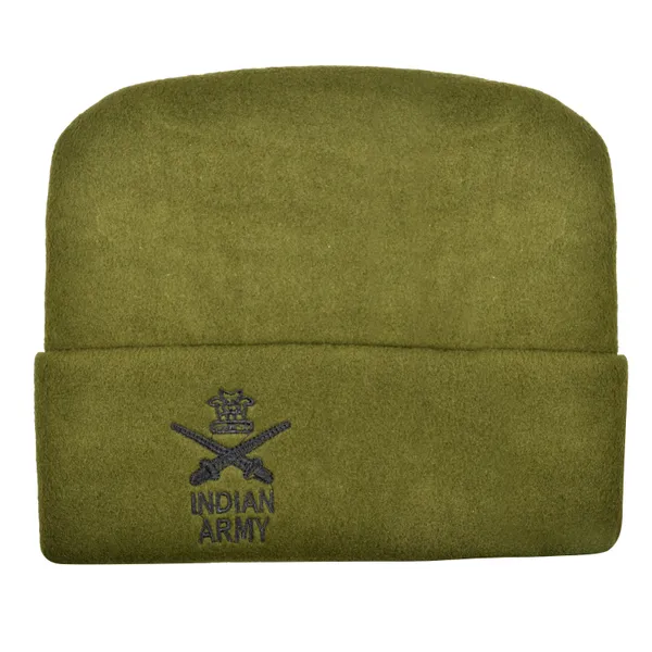 Olive_Green_Indian_Army_Military_Woolen_Winter_Traditional_Army_Style_Rajputana_Cap_Commando_Soldiers_Warm_Topa_For_Men_Pack_Of_3