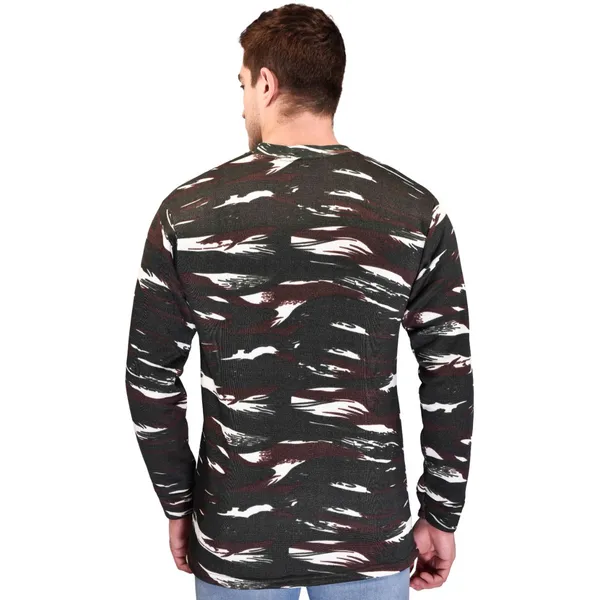 Camouflage_Crpf_Round_Neck_Full_Sleeve_Unisex_Winter_Sweat_Shirt_Army_Military_Defence_For_Men