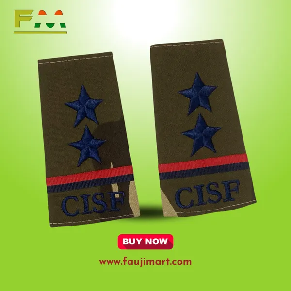 Camoflouge_Cisf_Shoulder_Flap_Sub_Inspector_Pack_Of_3