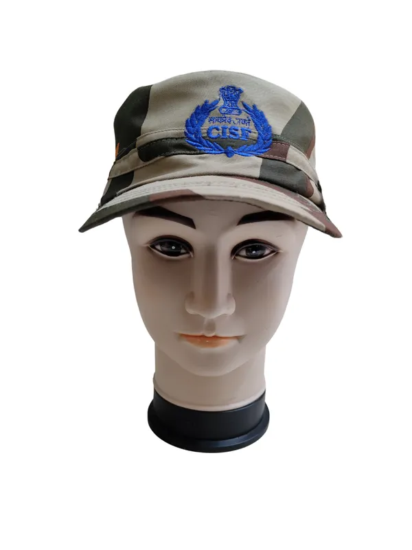 Camouflage_Cisf_Peak_Cap_With_Tiranga_Indian_Tricolor_Pack_Of_3