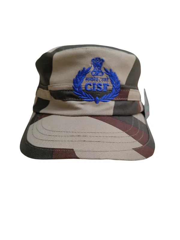 Camouflage_Cisf_Peak_Cap_With_Tiranga_Indian_Tricolor_Pack_Of_3