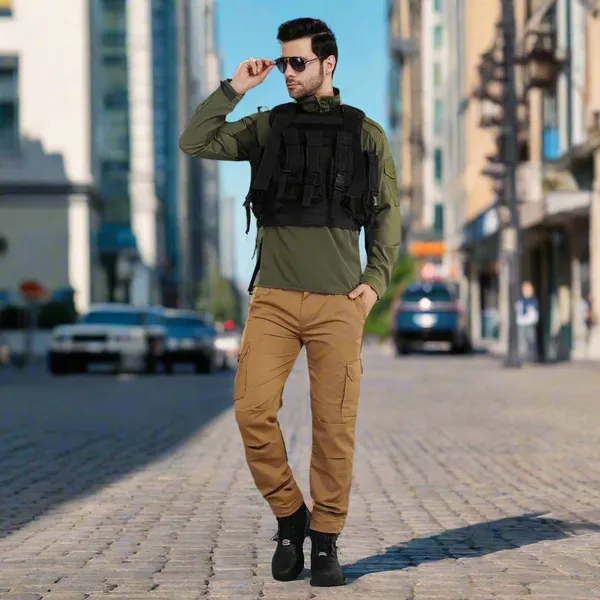 Black_Tactical_Vest_Pouch_With_Bulletproof_Jacket_Cover_Durable_And_Protective