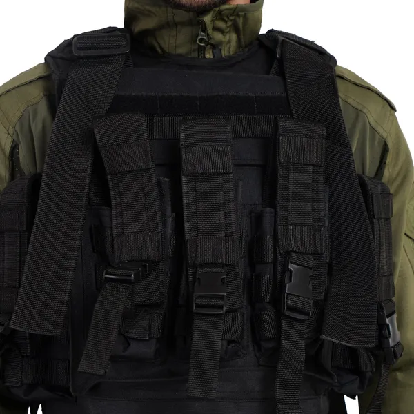 Black_Tactical_Vest_Pouch_With_Bulletproof_Jacket_Cover_Durable_And_Protective