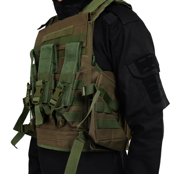 Dark_Olive_Green_Tactical_Vest_Pouch_With_Bulletproof_Jacket_Cover_Premium_Quality_For_Men