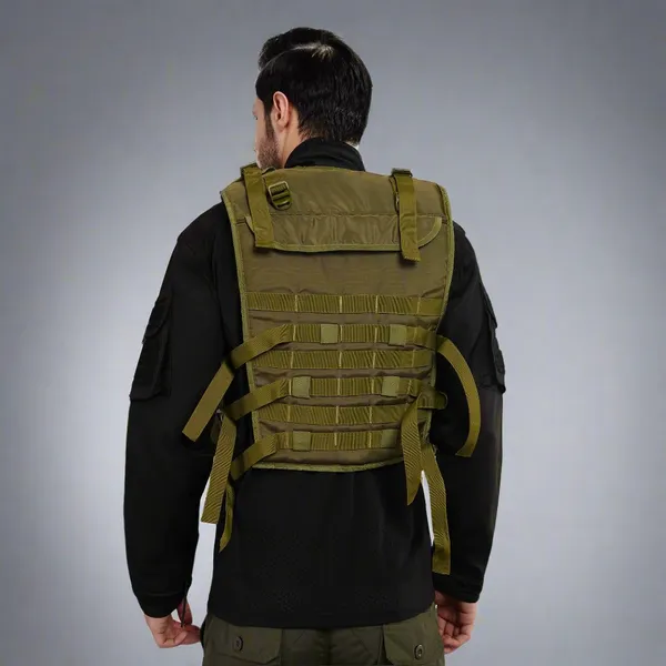 Olive_Green_Tactical_Vest_Pouch_With_Bulletproof_Jacket_Cover_Premium_Quality_For_Men