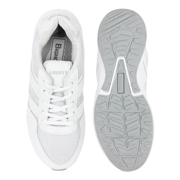 White_Liberty_Bighorn_Trainer_Pt_Running_Sports_Shoes_For_Men