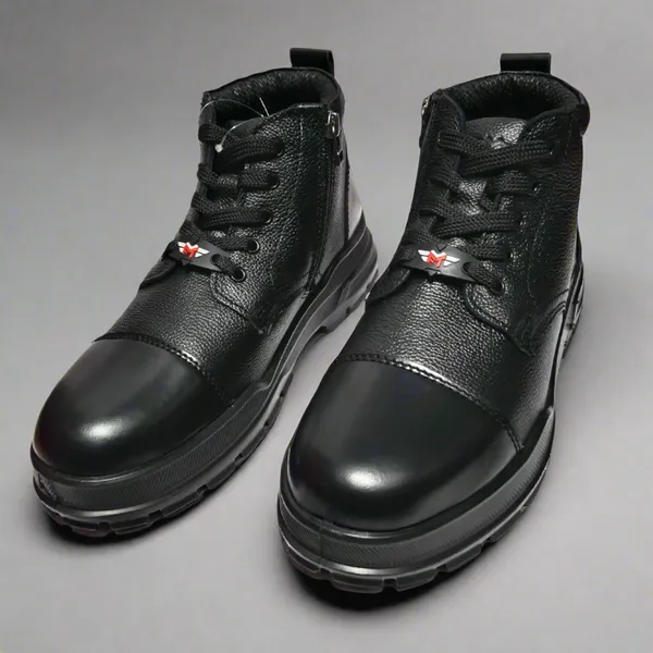 Black_Lancer_Police_Shoes_With_Zip_For_Men