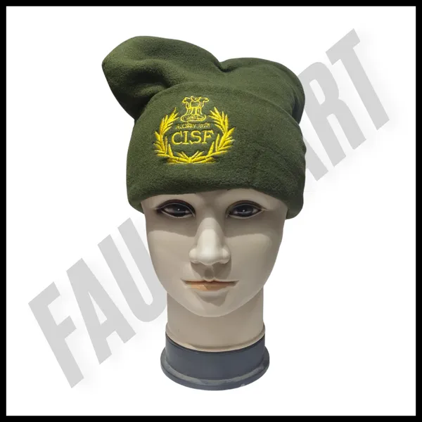 Olive_Green_Cisf_Woolen_Cap_By_Faujimart_Warm_Stylish_And_Durable_For_Men_Pack_Of_2