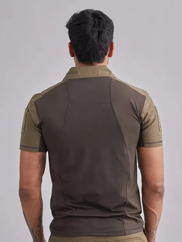 Olive_Green_Half_Tactical_T_Shirt_Durable_Comfortable_Stylish_For_Men