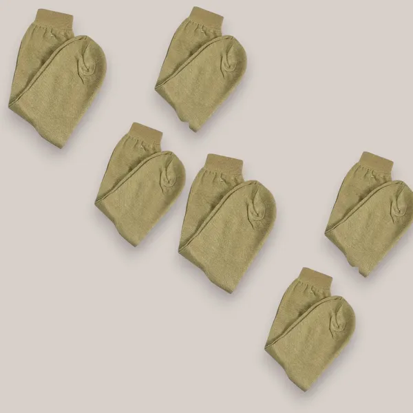 Khaki_Organic_Cotton_Full_Length_Formal_Casual_Fashionable_Free_Size_Socks_Combo_For_Men_Pack_Of_6