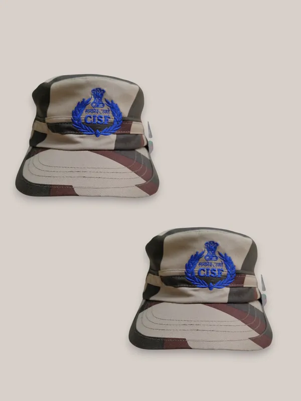 Camouflage_Cisf_Peak_Cap_With_Tiranga_Indian_Tricolor_Pack_Of_3