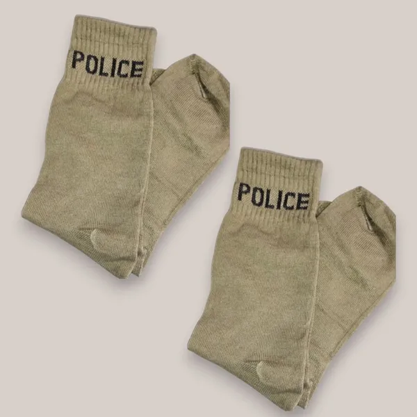 Khaki_Police_Uniform_Socks_Comed_Cotton_Solid_Organic_Trekking_Durable_Comfort_Breathable_Free_Size_For_Men_Pack_Of_2