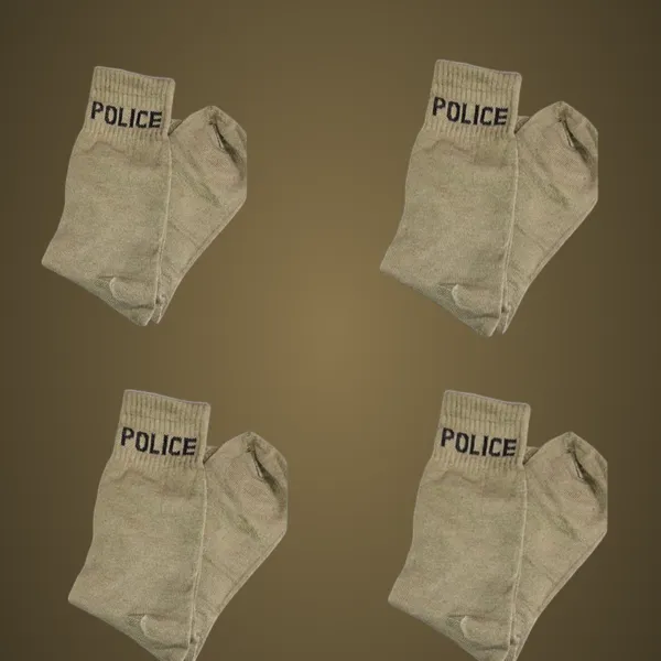 Khaki_Police_Uniform_Socks_Comed_Cotton_Solid_Organic_Trekking_Durable_Comfort_Breathable_Free_Size_Combo_For_Men_Pack_Of_8