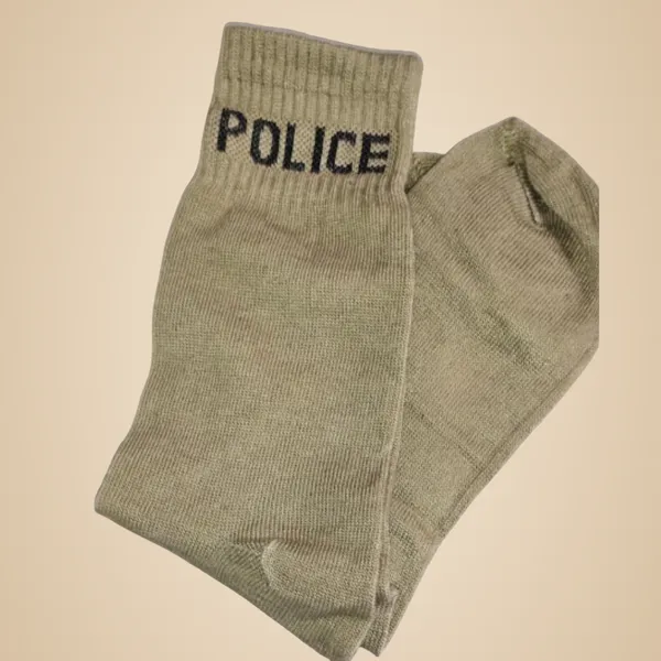 Khaki_Police_Uniform_Socks_Comed_Cotton_Solid_Organic_Trekking_Durable_Comfort_Breathable_Free_Size_For_Men_Pack_Of_2