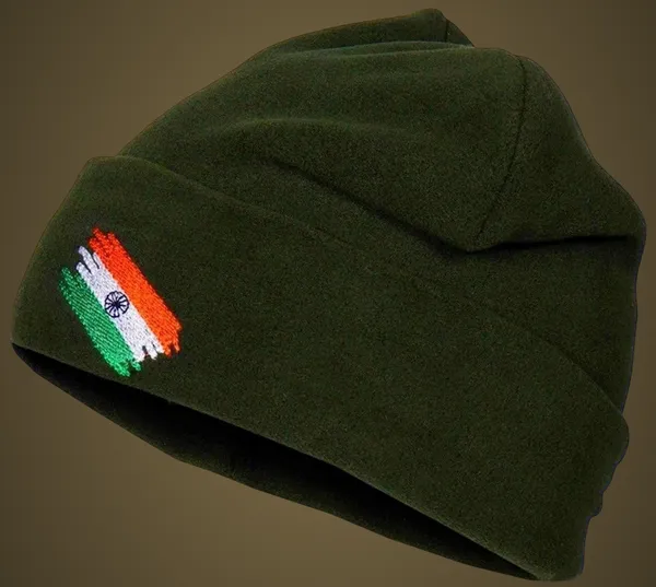 Olive_Green_India_National_Flag_Logo_Og_Woolen_Winter_Army_Military_Cap_Commando_Soldiers_Warm_Topa_For_Men_Pack_Of_2
