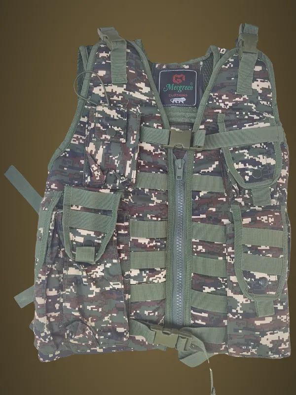 Crpf_Tactical_Vest_Pouch_With_Bulletproof_Jacket_Cover