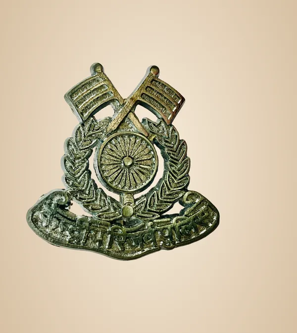 Crpf_Cap_Badge_Metal_Pack_Of_6