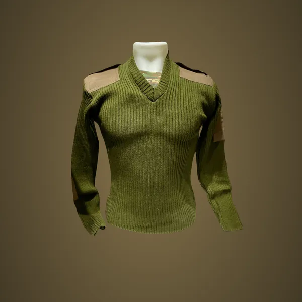 Olive_Green_Woolen_Army_Sweater_Thick_Wool_Breathable_And_Perfect_For_Cold_Weather_For_Men
