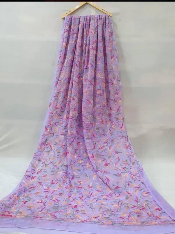 Purple_Chikankari_Saree_With_Multicolour_Embroidery