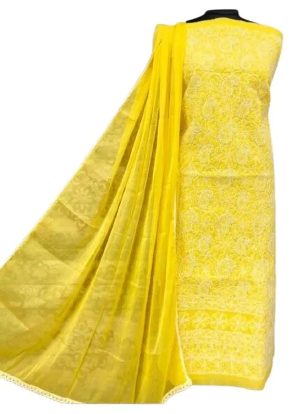 Yellow_Cotton_Chikankari_Suit_With_Hand_Embroidery