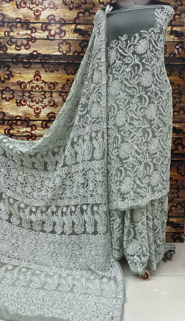 Grey_Chikankari_Saree_With_Jaal_Hand_Embroidery