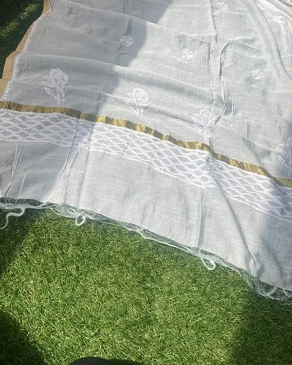 White_Chikankari_Closet_Chanderi_Silk_Dupatta