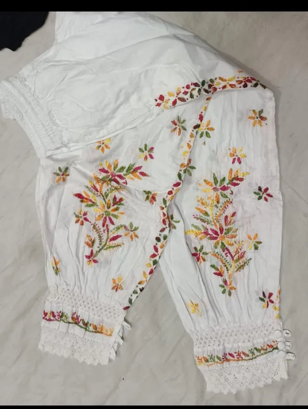 White_Cotton_Afghani_Chikankari_Salwar