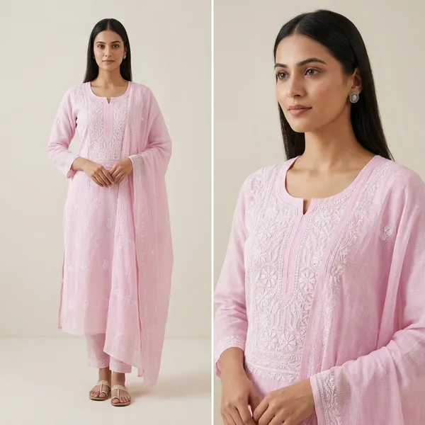 Light_Pink_Kota_Cotton_Chikankari_Hand_Embroidered_Suit