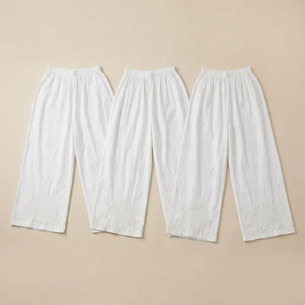 Off_White_Modal_Chikankari_Palazzo_With_Hand_Embroidery