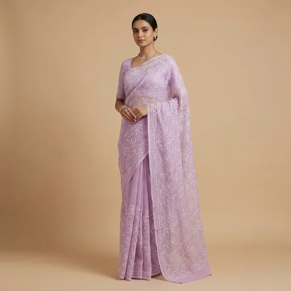 Lavander_Kota_Cotton_Chikankari_Saree