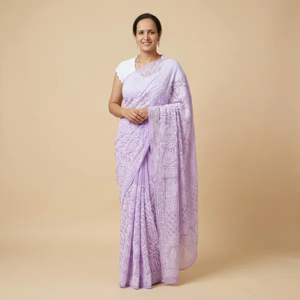 Purple_Chikankari_Saree_With_Jaal_Hand_Embroidery