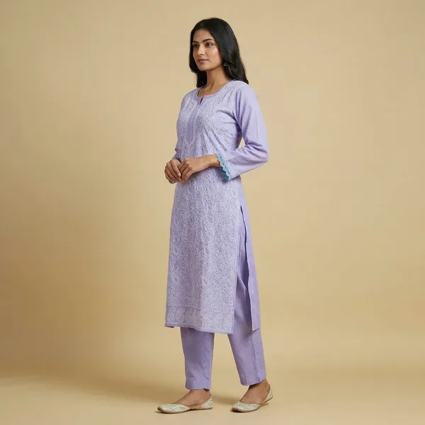 Lavander_Cotton_Chikankari_Suit_With_Hand_Embroidery