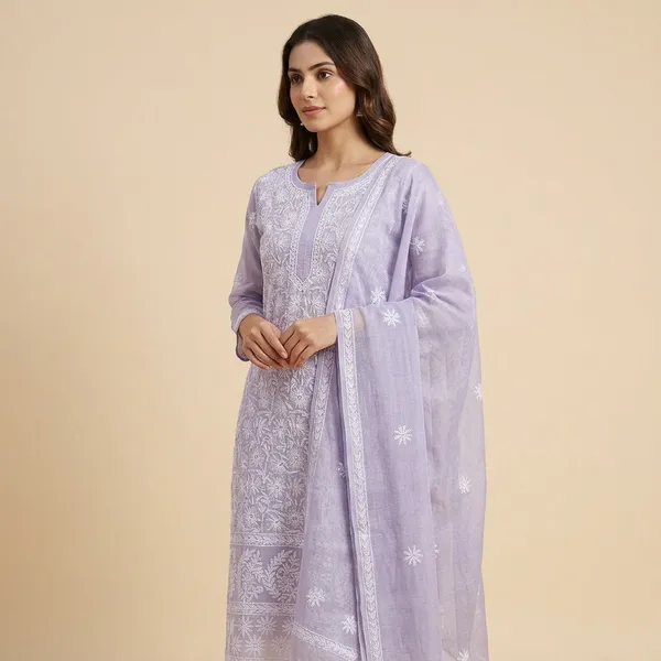 Purple_Kota_Doria_Cotton_Chikankari_Hand_Embroidered_Suit