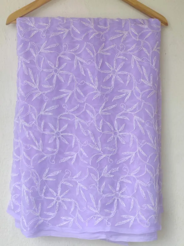 Lavander_Chikankari_Closet_Georgette_Saree