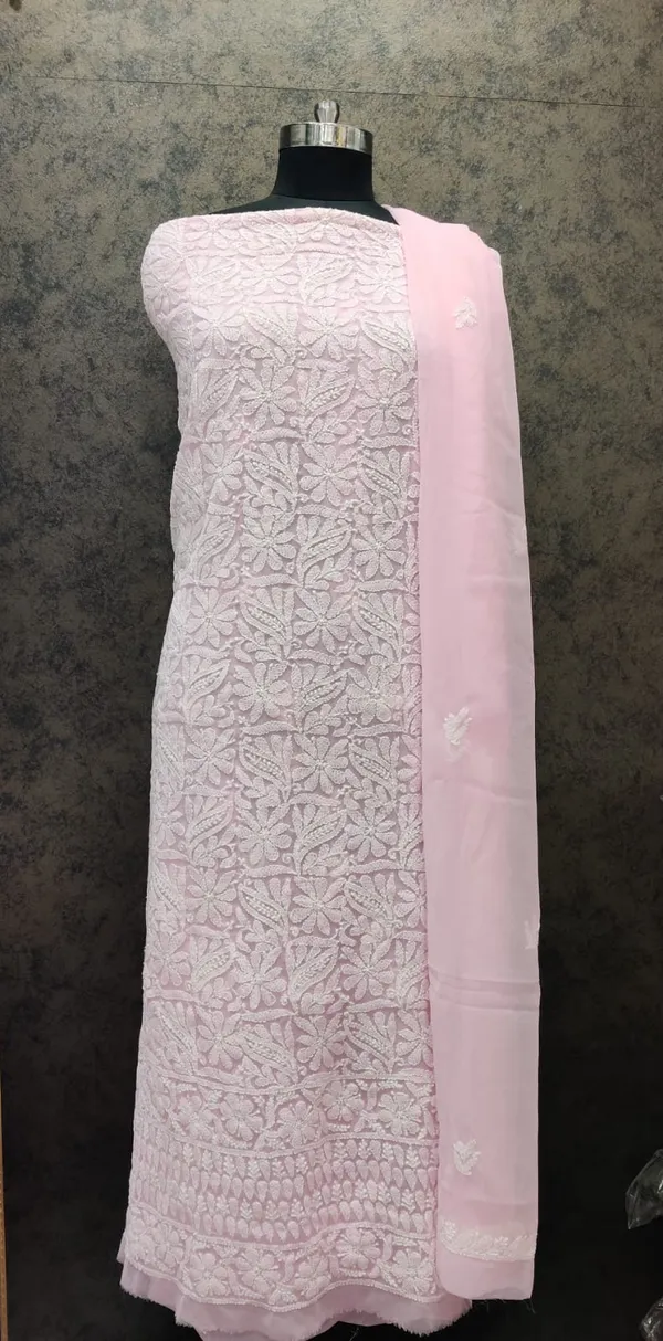Pink_Lucknowi_Chikankari_Hand_Embroidered_Georgette_Suit_Piece