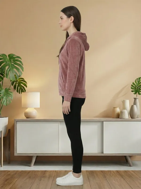 Maroon_Velvet_Hoodie_for_Women