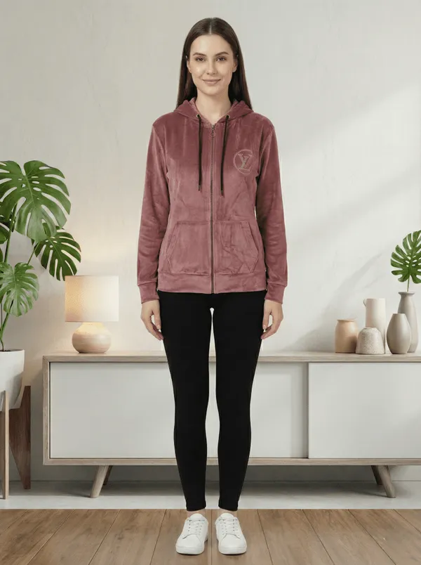 Maroon_Velvet_Hoodie_for_Women
