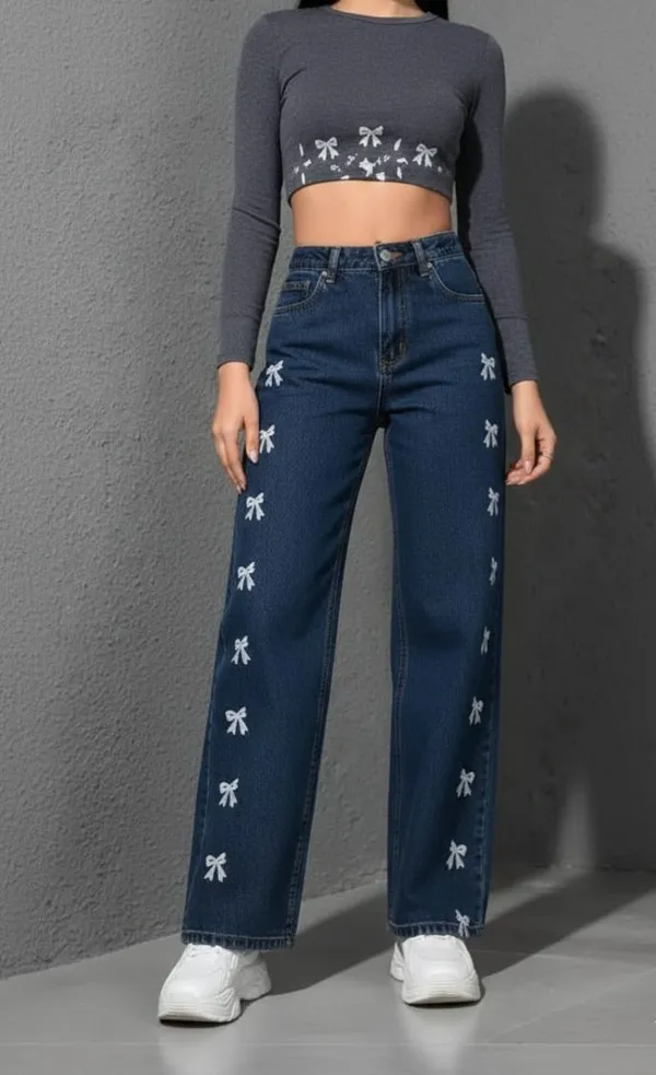 Blue_Embroidered_Denim_Jeans_with_White_Bow_Detail_for_Women