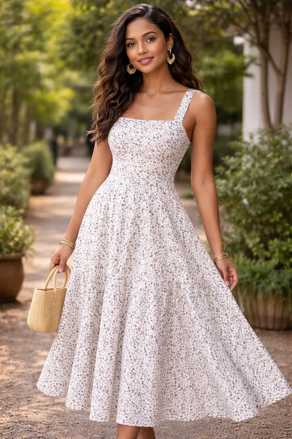 Floral_Elegance_A-Line_Midi_Dress