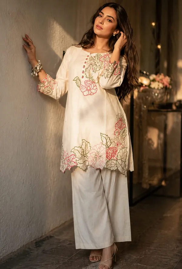 Ivory_Floral_Embroidered_Kurta_Set