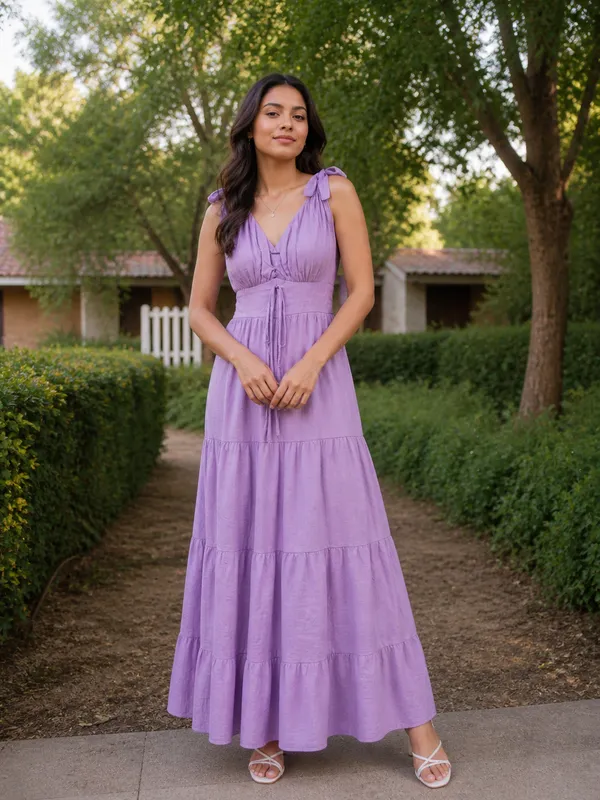 Cropp Buddy Lavender Bloom Tiered Maxi Dress Price in India - Buy Cropp Buddy Lavender Bloom Tiered Maxi Dress online at https://croppbuddy.com Cropp Buddy Lavender Bloom Tiered Maxi Dress Price in India - Buy Cropp Buddy Lavender Bloom Tiered Maxi Dress online at https://croppbuddy.com