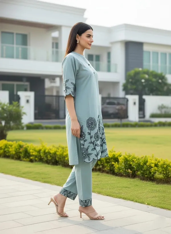 Pastel_Green_Floral_Embroidered_co_ord_set
