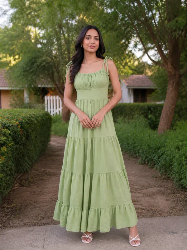 Cropp Buddy green Bloom Tiered Maxi Dress Price in India - Buy Cropp Buddy green Bloom Tiered Maxi Dress online at https://croppbuddy.com Cropp Buddy green Bloom Tiered Maxi Dress Price in India - Buy Cropp Buddy green Bloom Tiered Maxi Dress online at https://croppbuddy.com
