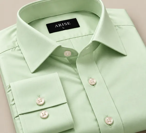Arise_premium_mint_green_formal_shirt