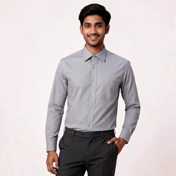 Steel_Grey_Giza_Cotton_Custom_Fit_Formal_Shirt_For_Men