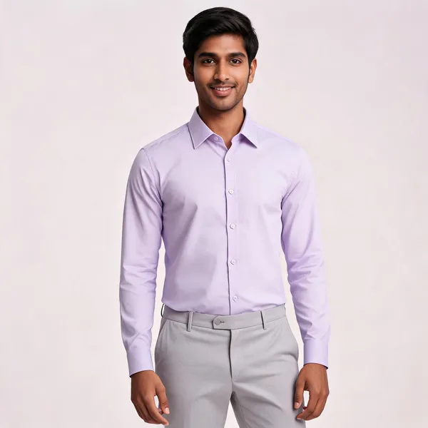 Light_Lavender_Giza_Cotton_Custom_Fit_Formal_Shirt_For_Men