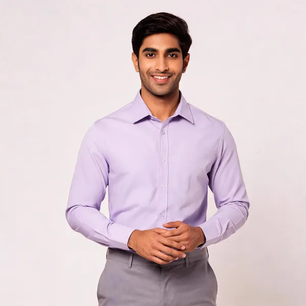 Light_Lavender_Giza_Cotton_Custom_Fit_Formal_Shirt_For_Men