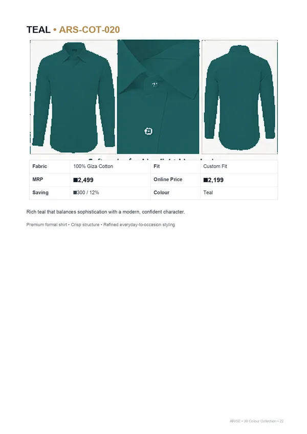 Teal_Green_Giza_Cotton_Custom_Fit_Formal_Shirt_For_Men