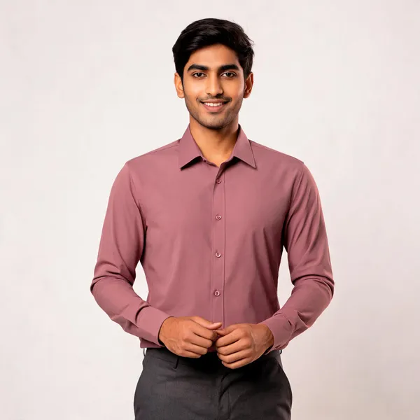 Dusty_Rose_Giza_Cotton_Custom_Fit_Formal_Shirt_For_Men