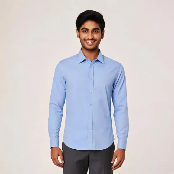 Powder_Blue_Giza_Cotton_Custom_Fit_Formal_Shirt_For_Men